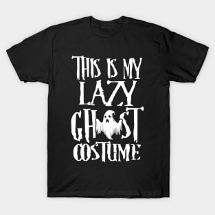 This Is My Lazy Ghost Costume T-Shirt